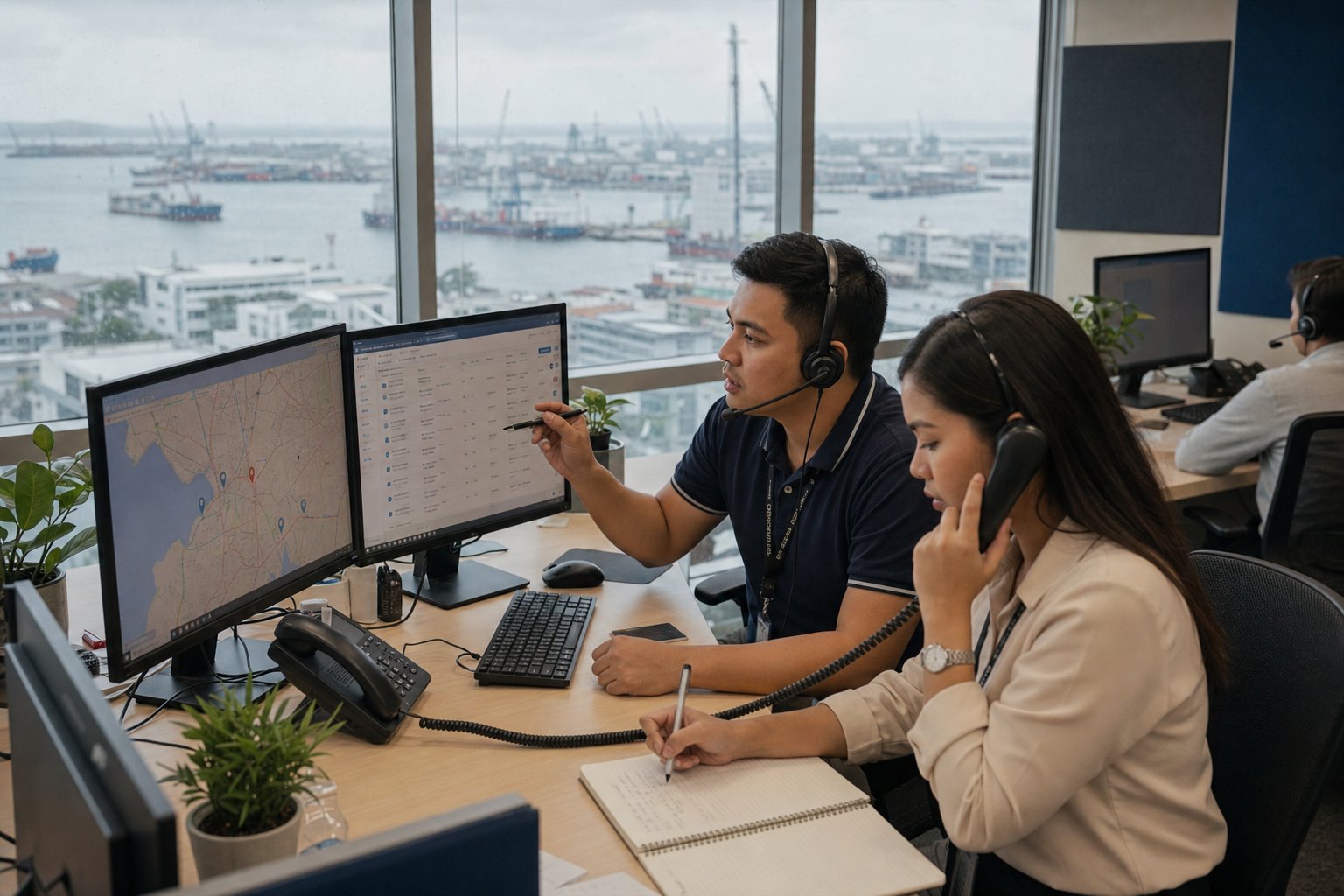 Staff Connect dispatch team coordinating WFR jobs